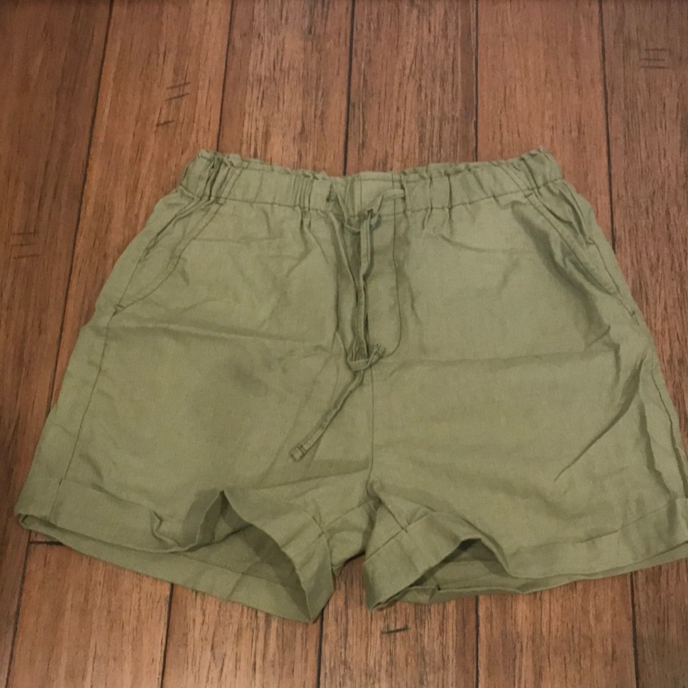 3 for $35 Brand new Army green Joe Fresh tie shorts